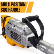 JCB Corded 1700W Demolition Hammer Breaker in Case, 1900bpm, 75j of Impact Force